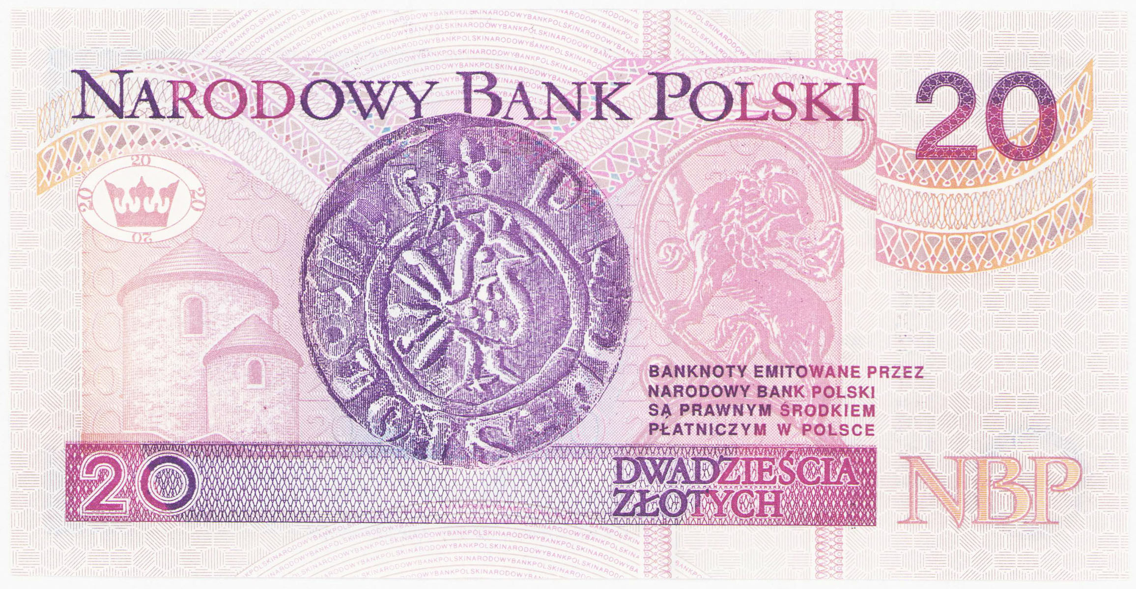 20 złotych 1994 seria ZA - seria zastępcza